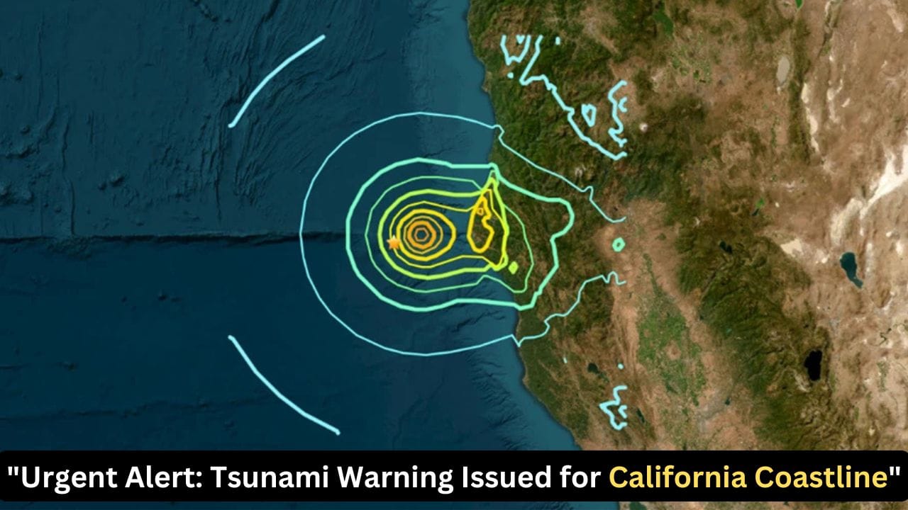 Tsunami Warning Issued California Coastline